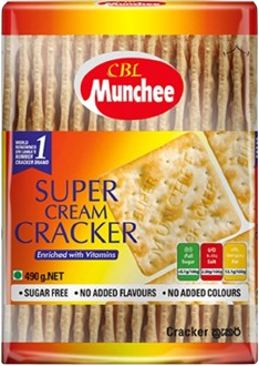 Munchee Super Cream Cracker 490g