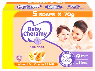 Baby Cheramy Soap Eco Pack Core 70g*5